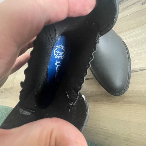 Jeffrey Campbell Havana Last California Womens Black Ankle Rain Boots Size 8 - Picture 5 of 7